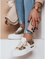 Dámske tenisky na platforme TRENDIS gold FashionStreet ZY0702 Dámske tenisky na platforme TRENDIS gold FashionStreet ZY0702