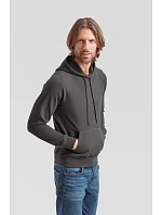 Fruit of the Loom Lightweight Hooded Sweat Pánska mikina s kapucňou a raglánovými rukávmi 16.2140 heather grey Fruit of the Loom Lightweight Hooded Sweat Pánska mikina s kapucňou a raglánovými rukávmi 16.2140 heather grey