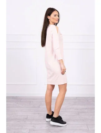 Šaty s potlačou Dream powder pink