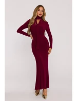 Dámske šaty M891 Bordeaux - MOE Dámske šaty M891 Bordeaux - MOE