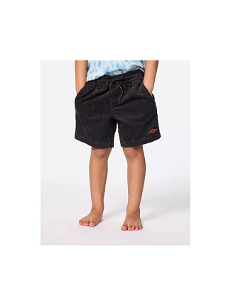 Chlapčenské šortky RIP CURL Surf Cord Volley-Boy, čierne Chlapčenské šortky RIP CURL Surf Cord Volley-Boy, čierne