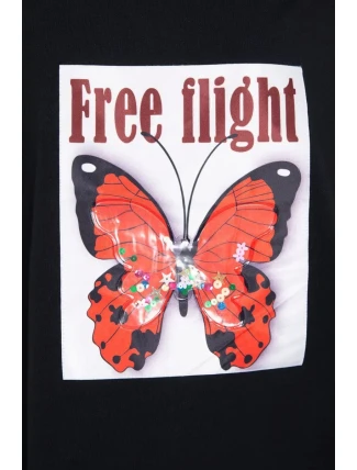 Blúzka Free Flight čierna