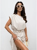 Šaty MI SK 3430 1.01 svetlo béžová