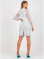 Dámske šaty NU SK 1650.02P Svetlosivá - FPrice Dámske šaty NU SK 1650.02P Svetlosivá - FPrice