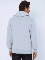 Pánska sivá mikina FashionStreet BX5019