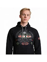 Geographical Norway Gexpe DB 100 M WZ3003H/GN-čierna mikina Geographical Norway Gexpe DB 100 M WZ3003H/GN-čierna mikina
