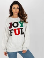 Mikina EM BL 617 5.00X svetlo šedá