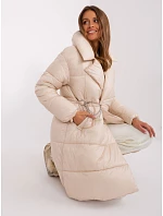 Dámska ľahká páperová zimná bunda Továrenská cena light beige (TR8310) Dámska ľahká páperová zimná bunda Továrenská cena light beige (TR8310)