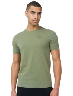 Pánske bavlnené tričko 4F 4FWSS25TTSHM3096-44S pánske