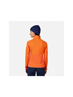 Dámska mikina ROSSIGNOL W Blackside Mix HZ Fleece, oranžová