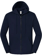Fruit of the Loom Iconic Premium Hooded Sweat Jacket Mikina s kapucňou z hrubej bavlny 16.2286 tmavomodrá Fruit of the Loom Iconic Premium Hooded Sweat Jacket Mikina s kapucňou z hrubej bavlny 16.2286 tmavomodrá
