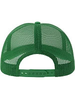 Atlantis Headwear Rapper-S 5-panelová truckerová čiapka 33.0262 biela/zelená Atlantis Headwear Rapper-S 5-panelová truckerová čiapka 33.0262 biela/zelená