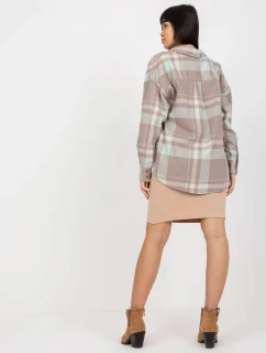 Košeľa D71720W11085A tmavá lila