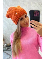 Dámska čiapka Ramona K383 oranžová