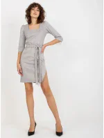 LK SK 509144 šaty.98 šedá LK SK 509144 šaty.98 šedá