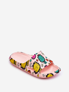 Detské ľahké penové papuče Lion Motiv Pink Esther