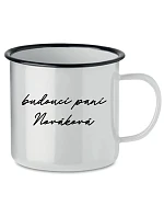 Personalizovaný retro plechový pohár – budúca nevesta