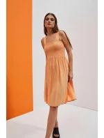Dámske šaty SU-4038 peach - FPrice Dámske šaty SU-4038 peach - FPrice