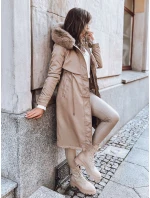 Dámska zimná bunda parka LUSTER beige FashionStreet TY3958