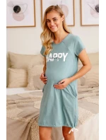 Dámske tehotenské tričko 9504 zelené - Doctornap