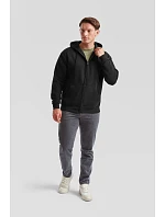 Fruit of the Loom Premium mikina s kapucňou 16.2034 tmavomodrá