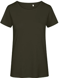 Promodoro 3095 Dámske tričko z bio bavlny premium 40.3095 khaki
