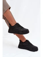 Dámske tenisky na platforme Big Star HI-POLY SYSTEM - čierne