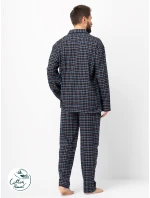 Pánske pyžamo Key MNS 480 B25 dĺžka/r M-2XL so zipsom