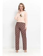 3627 DÁMSKE DLHÉ PYŽAMO LUMI S–XL