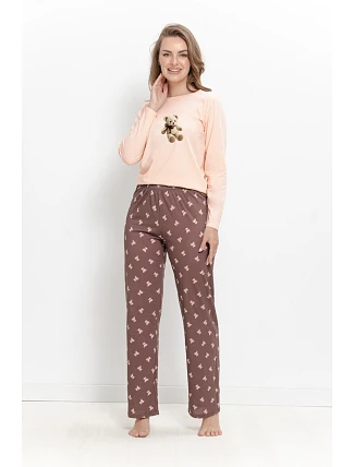 3627 DÁMSKE DLHÉ PYŽAMO LUMI S–XL