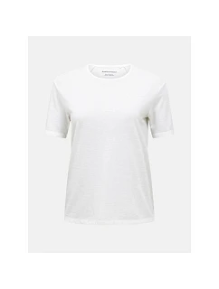 Dámske tričko PEAK PERFORMANCE W Wool-Blend Shortsleeve, biela farba