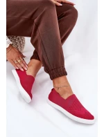 Damskie Tenisówki Slip-on Big Star FF274A605 Fuksja