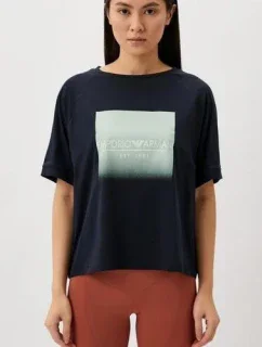 Dámske tričko 164829 4R255 00135 tmavomodré - Emporio Armani