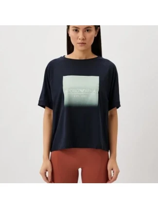 Dámske tričko 164829 4R255 00135 tmavomodré - Emporio Armani