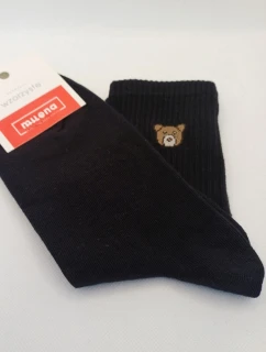 Dámske ponožky Teddy Bear Black