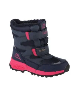 Detská zimná členková obuv Jr 260903K 6722 Dark Blue with Pink - Kappa