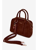 Kufříková Eko Semišová Kabelka s Přívěskem Camel Sorielle