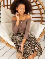 Blúzka RV BZ 4692.99 hnedá Blúzka RV BZ 4692.99 hnedá