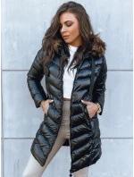 Dámska prešívaná bunda CRYSTAL black FashionStreet TY3821 Dámska prešívaná bunda CRYSTAL black FashionStreet TY3821