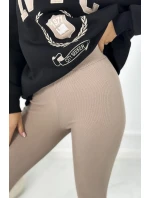 Bavlnená súprava, zateplená mikina + legíny čierny Bavlnená súprava, zateplená mikina + legíny čierny