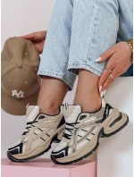 MODERMAX khaki dámske tenisky FashionStreet ZY0899 MODERMAX khaki dámske tenisky FashionStreet ZY0899