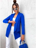 Klasická dámska bunda v chrpovej farbe (8259) Klasická dámska bunda v chrpovej farbe (8259)