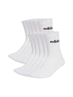 Adidas Cushioned Linear Crew Ponožky 10 párov biele KF9091