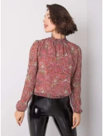 Blúzka D50039F11031A tmavo ružová