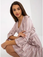 Dámske šaty LK SK 507973 tmavo ružová