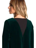 Dámske šaty M566 Tmavo zelená - MOE