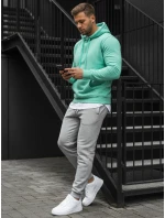 Pánska mikina s kapucňou mint FashionStreet BX4946