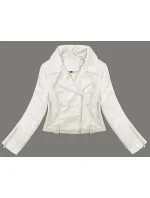 Ecru bunda s asymetrickým zipsom J Style (11Z8130) Ecru bunda s asymetrickým zipsom J Style (11Z8130)