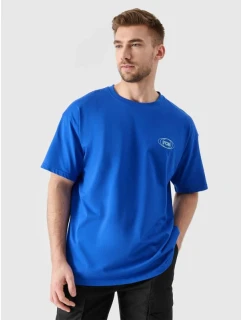 Pánske tričko oversize s potlačou 4F 4FRSS24TTSHM2535-36S