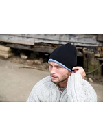 Result Headwear RC 046X Obojstranná pletená čiapka 28.046X čierna/červená